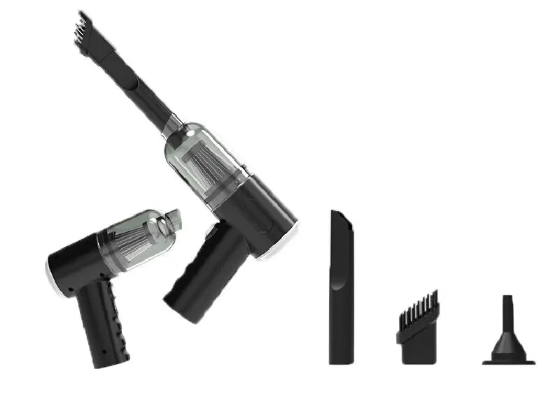 שואב אבק עוצמתי 9000Pa – נייד עם סוללה נטענת 1200mAh